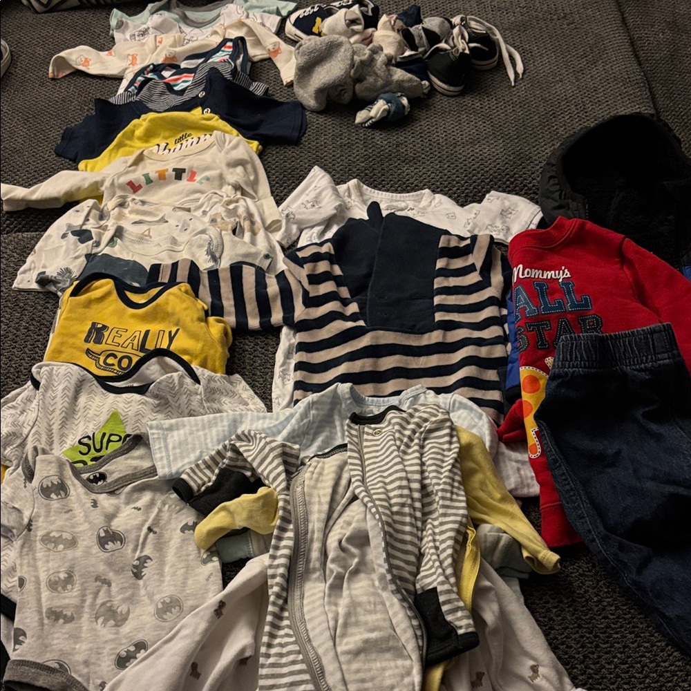 Huge lot of baby boy clothes